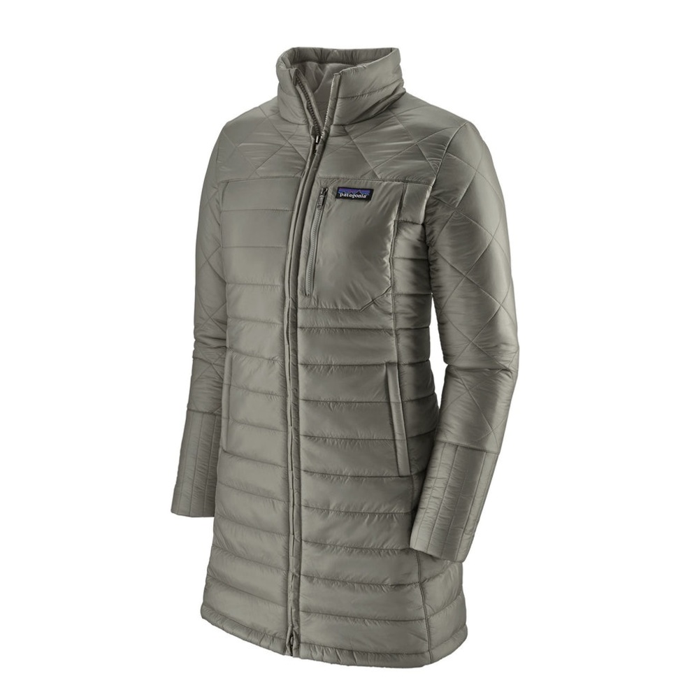 Patagonia Silver Quilted Coat